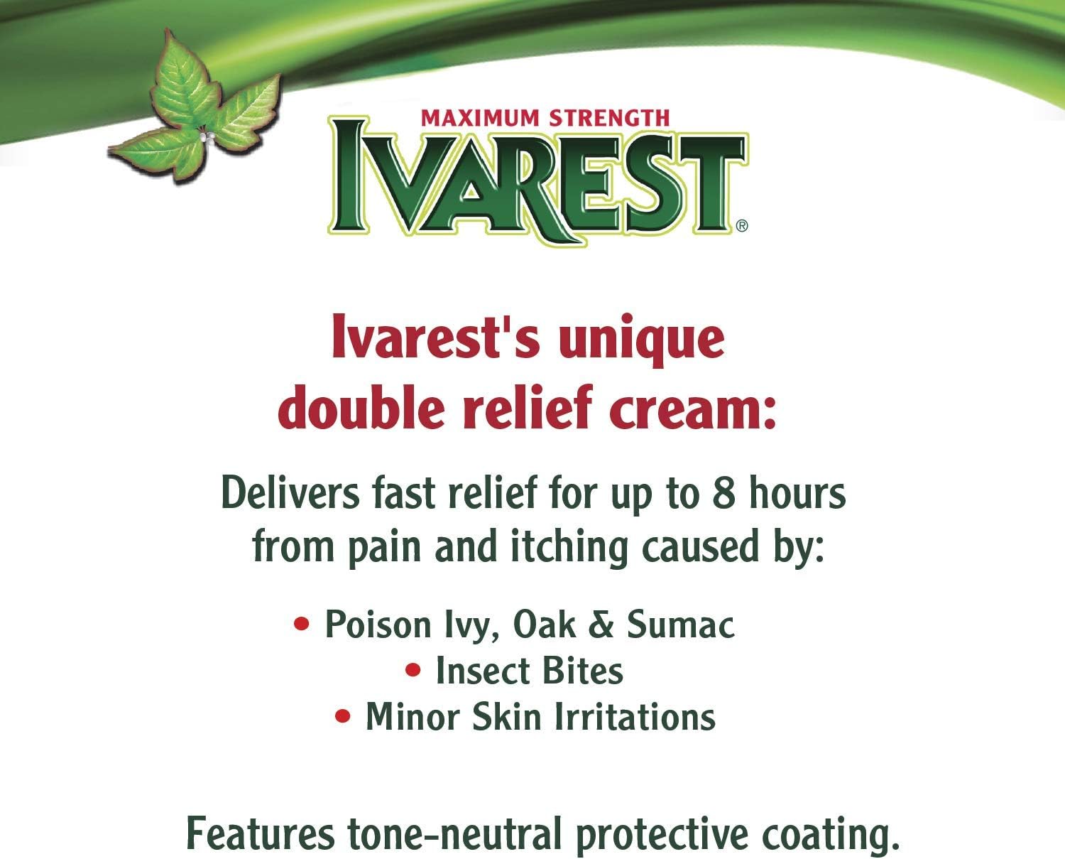 Ivarest Anti-Itch Cream, Maximum Strength, Medicated, 2 Ounce: Health & Personal Care