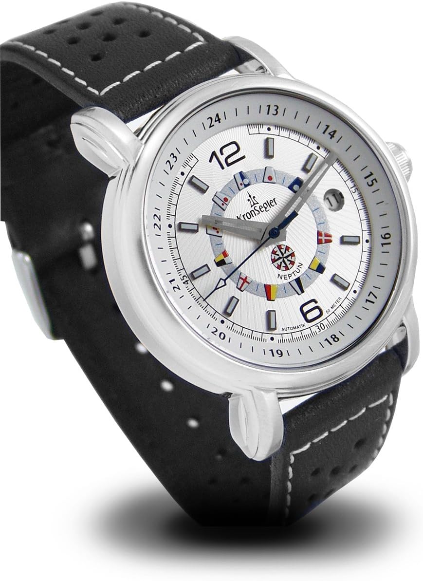 Kronsegler Neptune Automatic Stainless Steel White