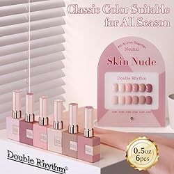 Double Rhythm 6 Pcs 15 ML Gel Polish Set Same Color