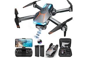 RAGPIP Drone with Camera, 1080P FPV Foldable Drone with Stable Altitude Hold, Gravity Control, Trajectory Flight, 90° Adjustable Lens, One Key Take Off, 2 Batteries, RAGPIP X66 Drone Toy for Kids Adult Beginners