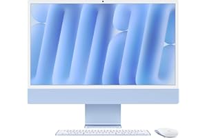 Apple iMac 2024 with Apple M4 Chip with 8-core CPU and 8-core GPU (24-inch, 24GB RAM, 512GB SSD Storage) (QWERTY English) Blu