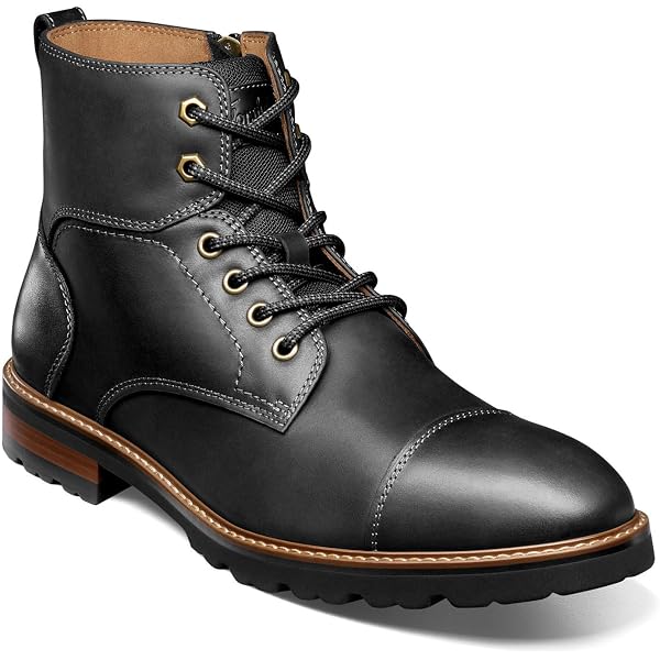 Amazon.com | Florsheim Norwalk Plain Toe Lace Up Boot Men display picture 3