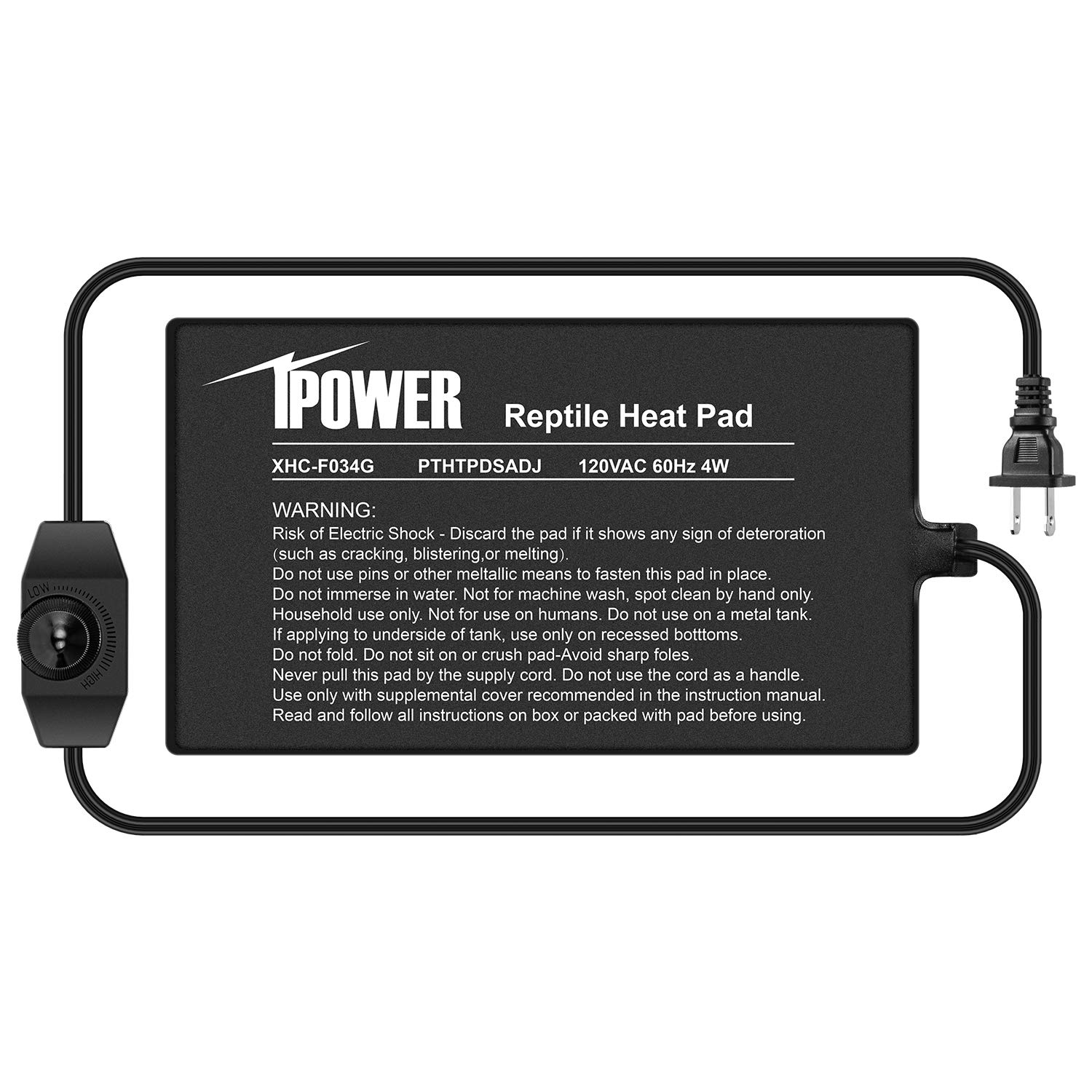 Buy iPower Reptile Heat Mat Under Tank Warmer 4W/8W/16W/24W Terrarium