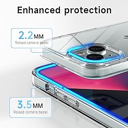 LoeoeL for iPhone 13 Mini Case Clear, Transparent