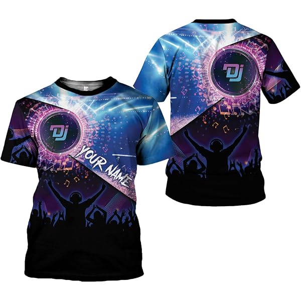 Alan Walker Herren T-Shirt Kurzarm Rundhals Gestreift Oversize Tee Modell 2166 | T Kostüm Dj Kinder