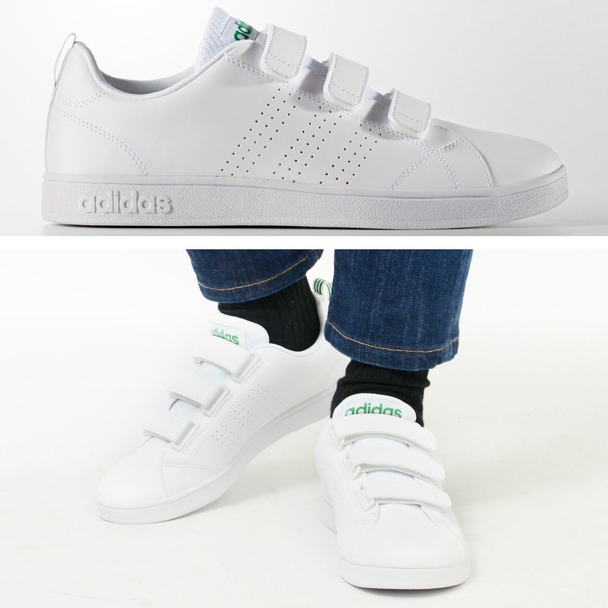 adidas neo white sneakers