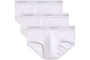 2(X)IST Men's Essential Cotton Contour Pouch Brief 3-Pack