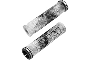 MARQUE Grapple MTB Grips - Mountain Bike Grips with Single Lock On Collar for Handlebar, for BMX, E-Bike, Scooter, Beach Cruiser & Most Adult Bicycle Handlebar, Anti-Slip & Comfortable