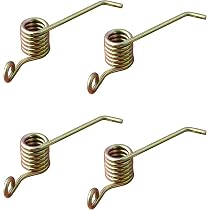 Ressort De Râteau Tondeuse 330105 - Lot De 4 Pièces De Rechange Dorées