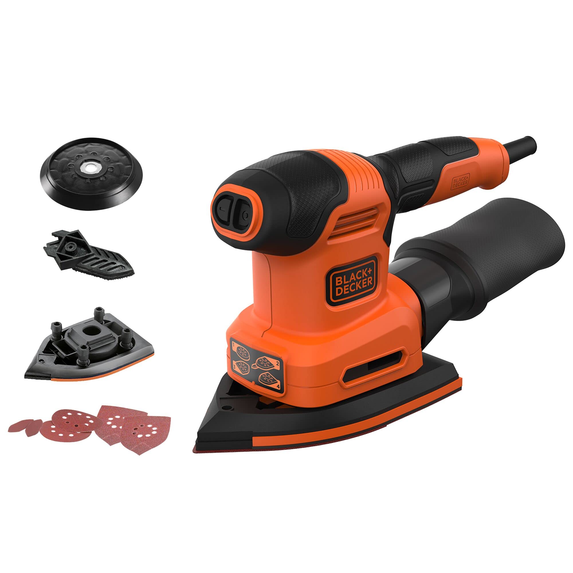 BLACK+DECKER 200W 4-in-1 Multi-Sander