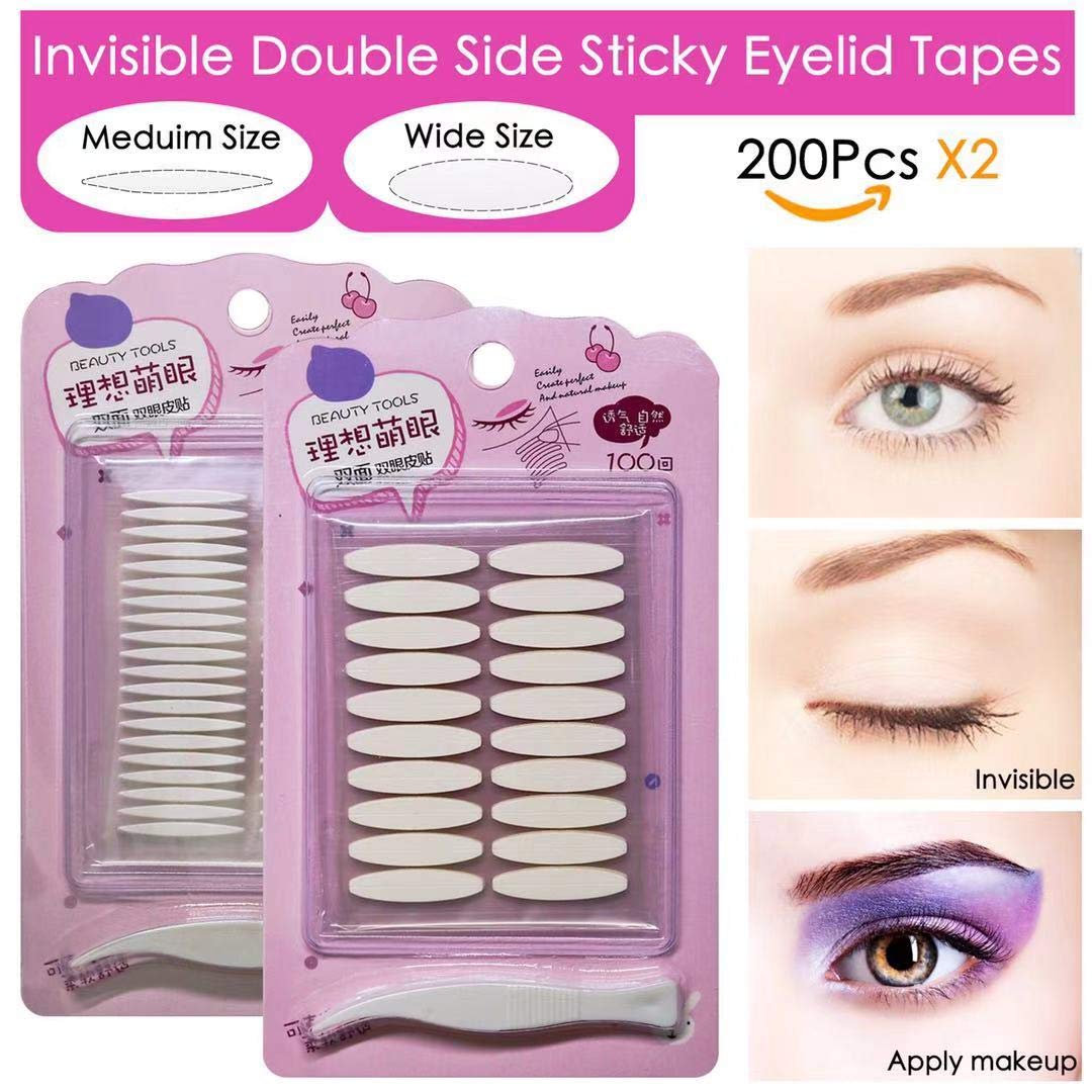2 Packs Invisible Double Side Eyelid Tapes Stickers