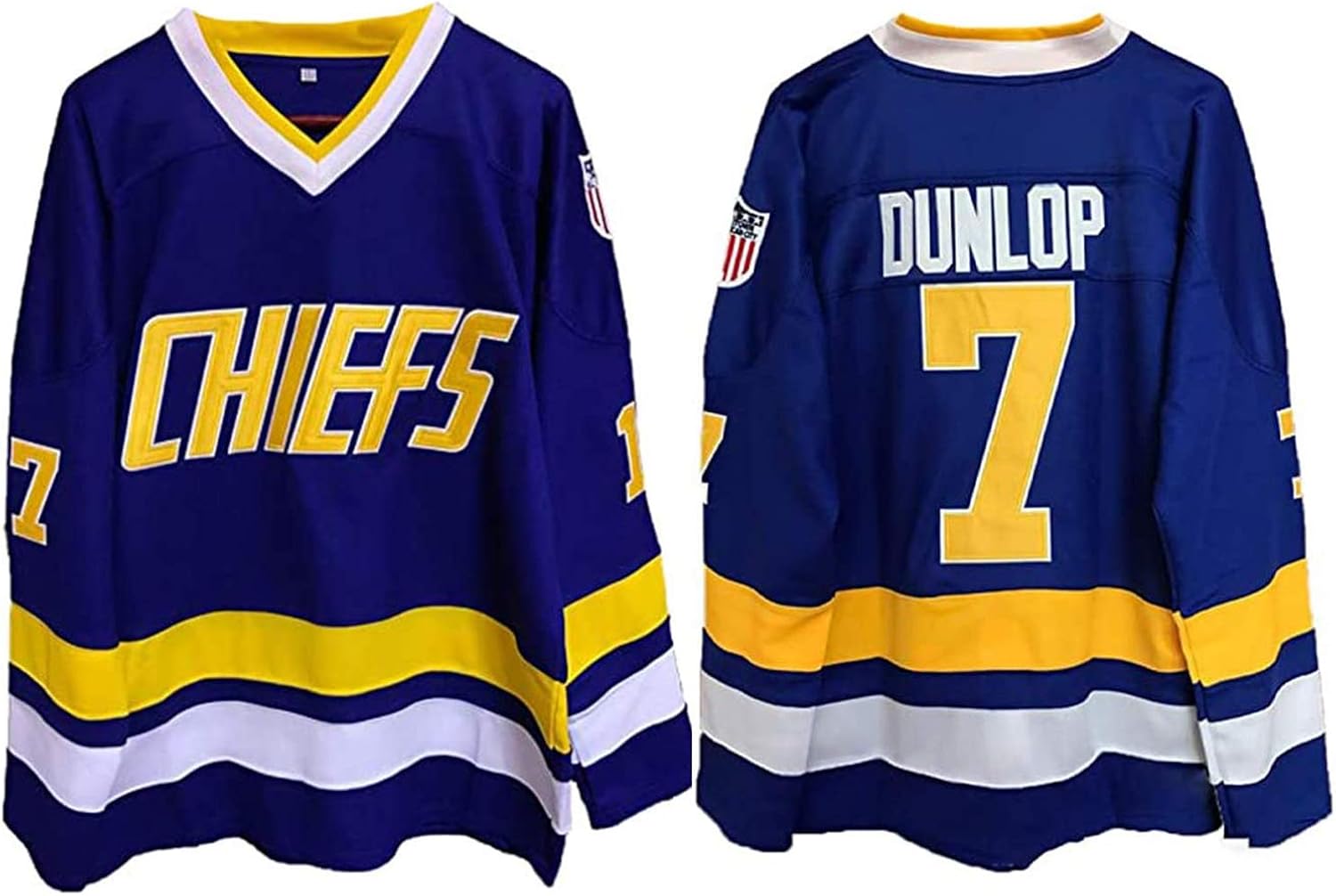 NHICR Duòlp Men's Ice Hockey Jerseys Chi'f, Sportswear Long Sleeve