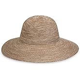 Wallaroo Hat Company Women’s Victoria Diva Sun Hat – Wide Brim, Packable, Adjustable, Lightweight, Medium, Summer Beach Hat