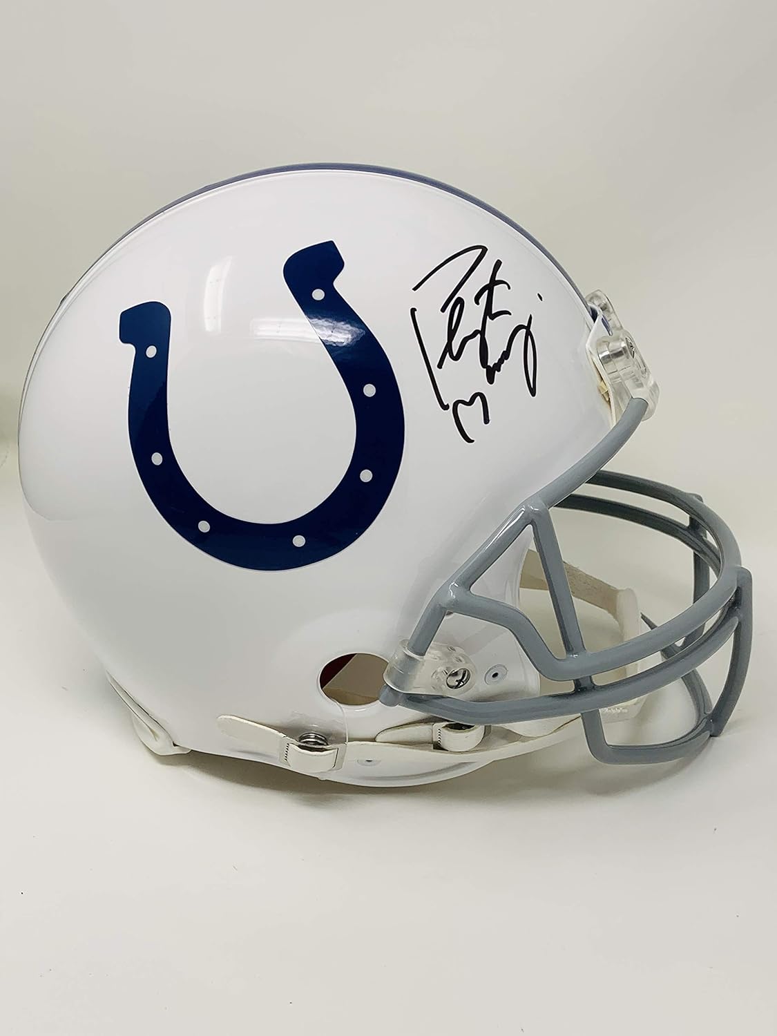 peyton manning signed football