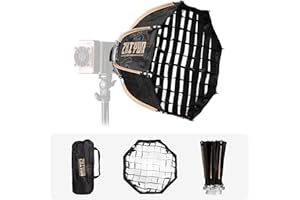 ZHIYUN 40D Bowens Mount Octagonal Softbox for ZHIYUN X200 Series Molus G-Series B-Series Quick Release with Honeycomb Grid fo