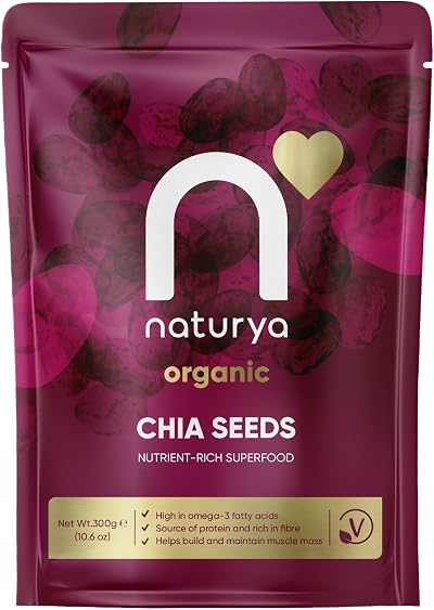 Naturya Chia Seeds 300g - Protein Source Calcium Magnesium Iron