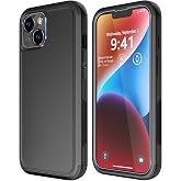 Diverbox for iPhone 14 Case [Shockproof] [Dropproof] [Tempered Glass Screen + Camera Lens Protector] Heavy Duty Protection Phone Case Cover for iPhone 14 6.1inch