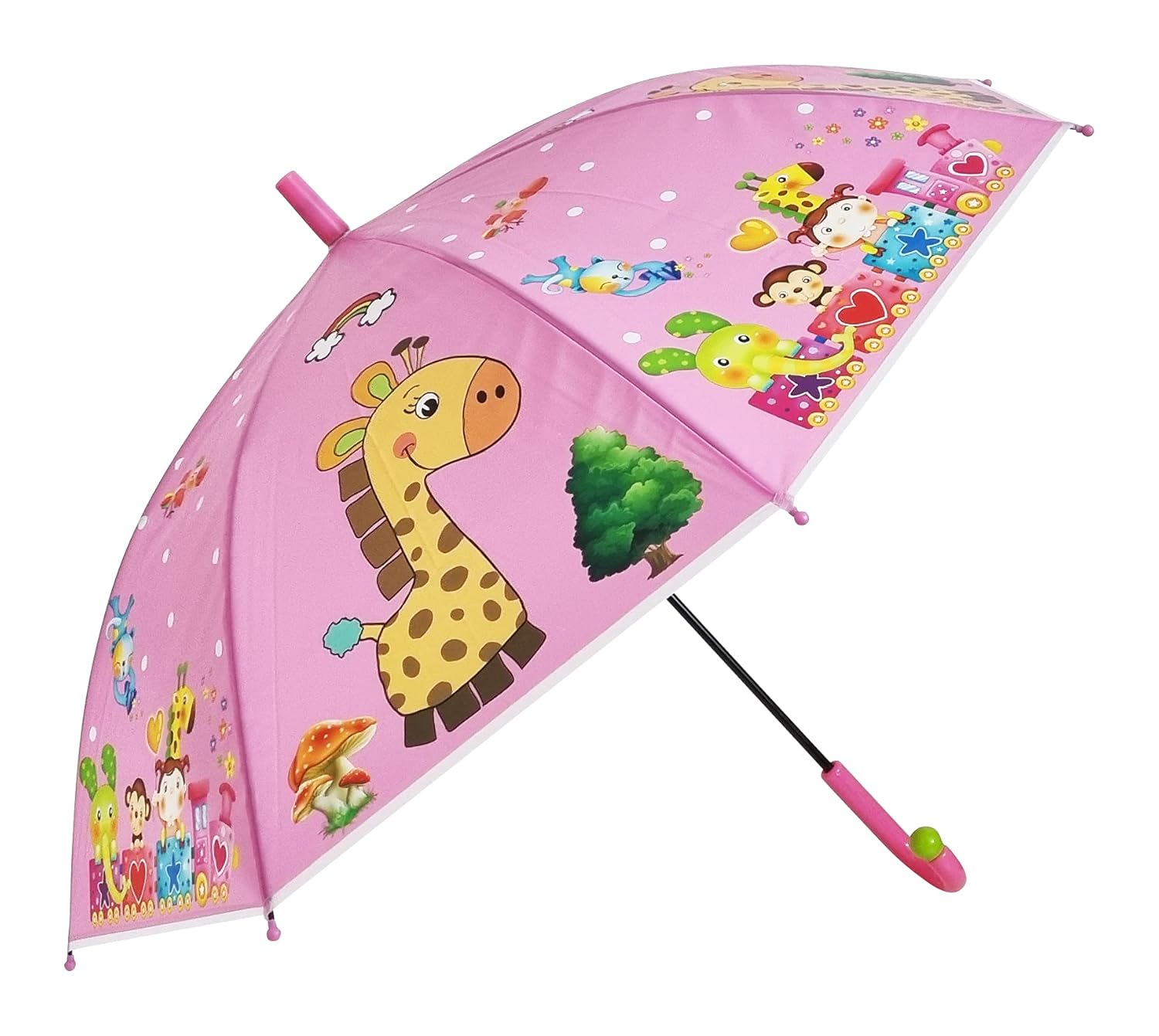 Jagmag® Children Giraffe monkey rabbit love train Umbrella/Giraffe