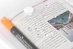 YESSART 7x9 Clear Plastic Envelopes Hook Loop