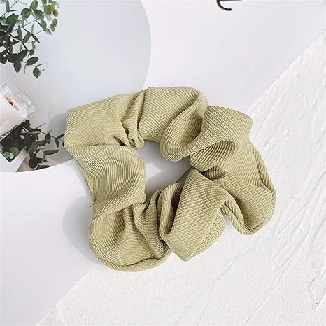 Amazon Co Jp ヘアロープ 女性の弾性ヘアバンドエレガントなソリッドカラーのザイング女の子の髪のネクタイ髪のザ ヘアアクセサリー Color E 5 ホーム キッチン