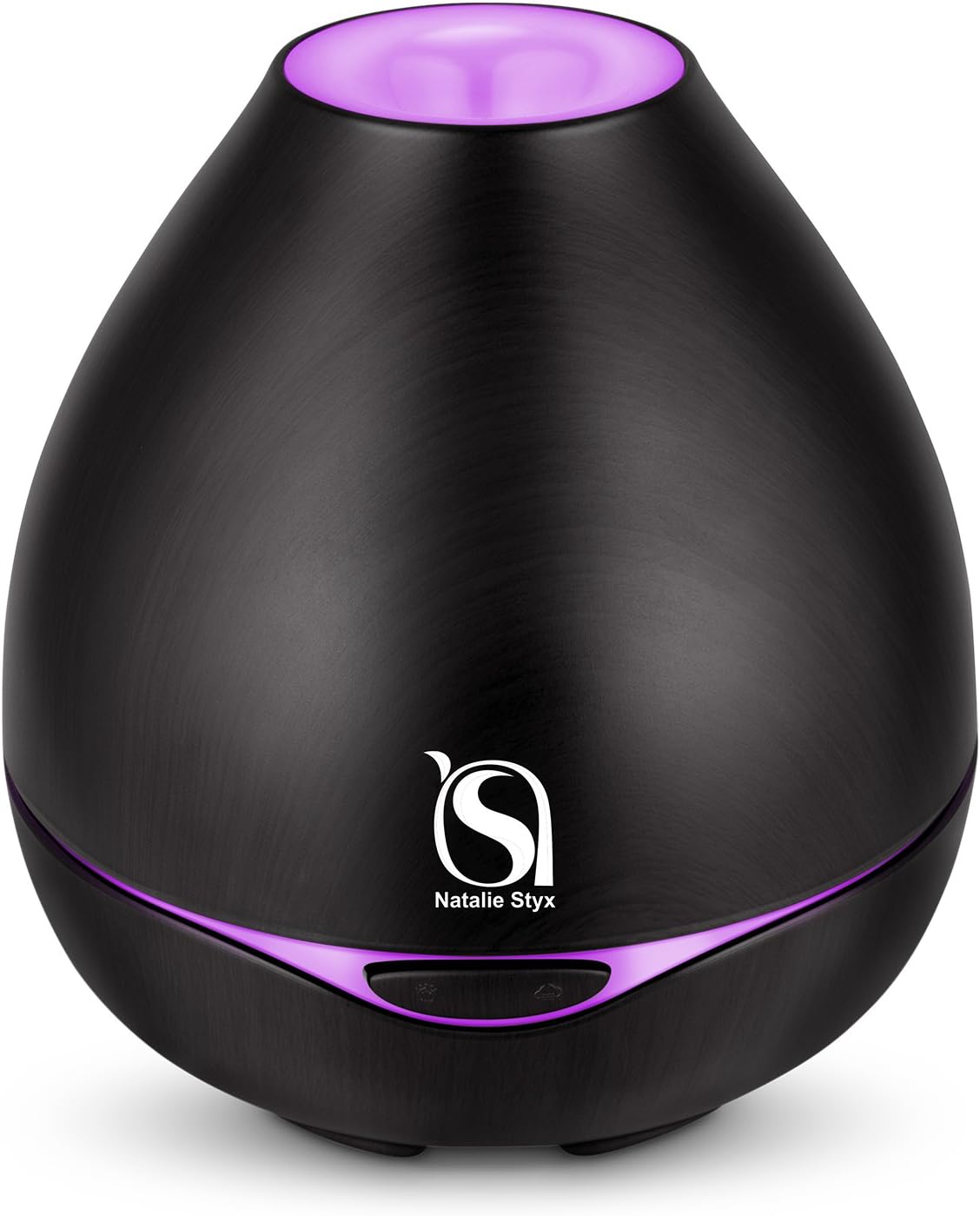 Natalie Styx 300ml Essential Oil Diffuser, Aromatherapy Ultrasonic Cool Mist Diffuser with 7 Colors Night Light, Aroma Humidifiers for Bedroom Living Room Yoga Spa