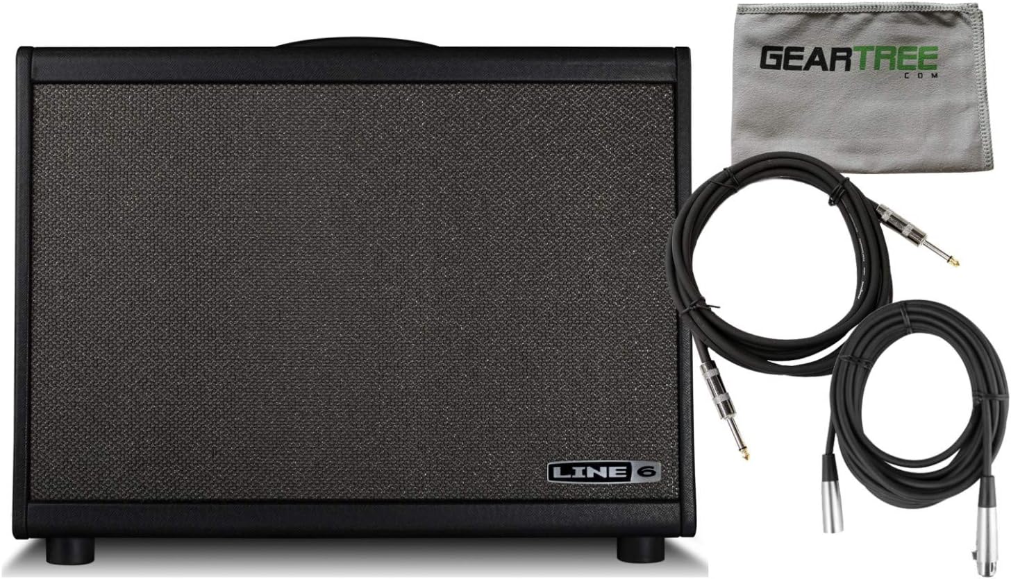 Line 6 PowerCab 112 Active Guitar Speaker System for Modelers w/Polish Cloth an