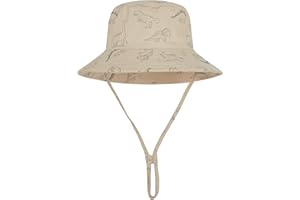 URBAN VIRGIN Baby Sun Hat UPF 50+ Sun Protective Toddler Bucket Hat Summer Kids Beach Hats Wide Brim Outdoor Play Hat for Boys Girls