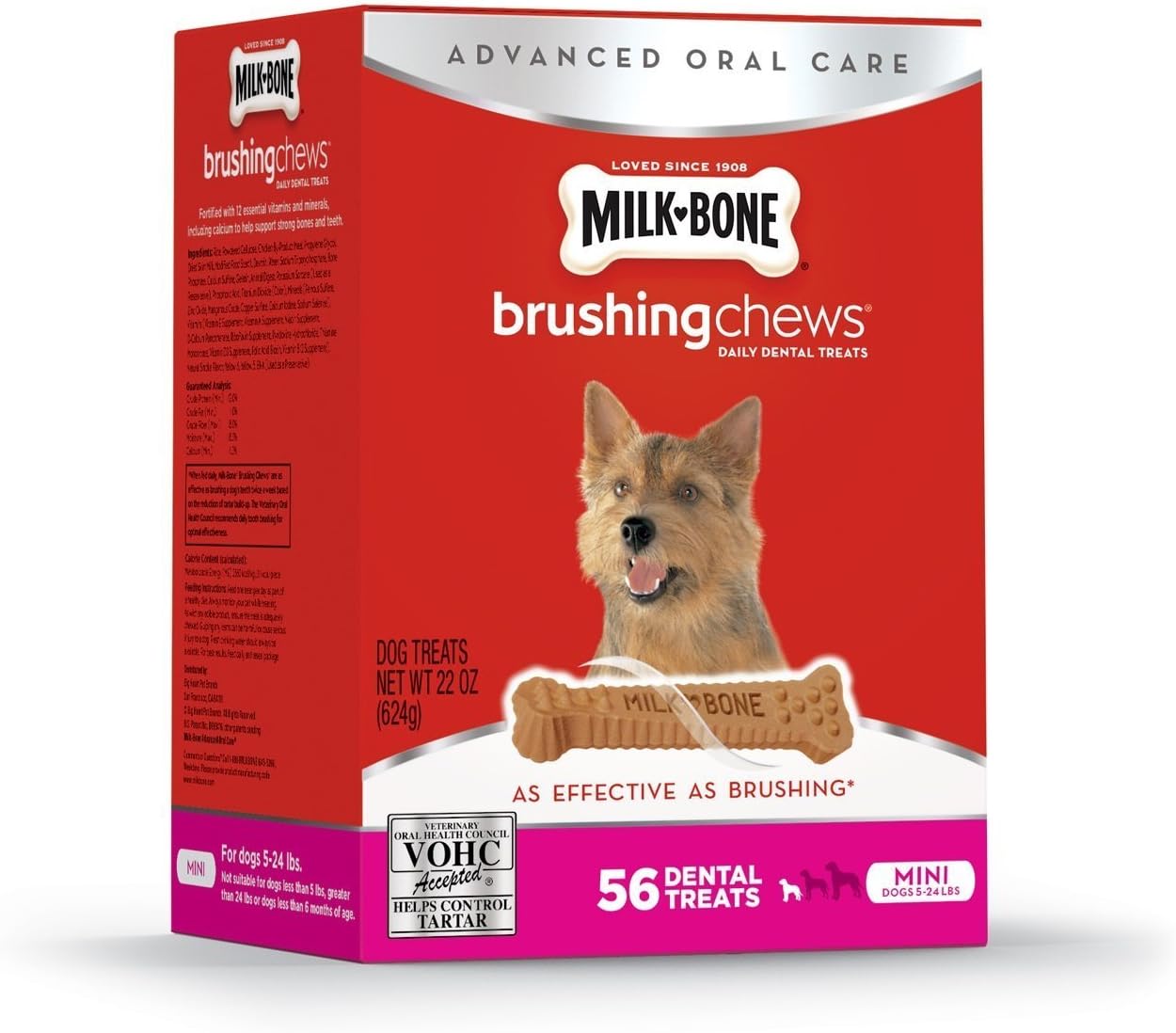 Big Heart Pet Brands (Pet) MilkBone Brushing Chews Daily Dental Treats