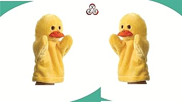 Chocozone Duck Animal Soft Toy Hand Puppets for Kids , Multi Color (Pack of 2)