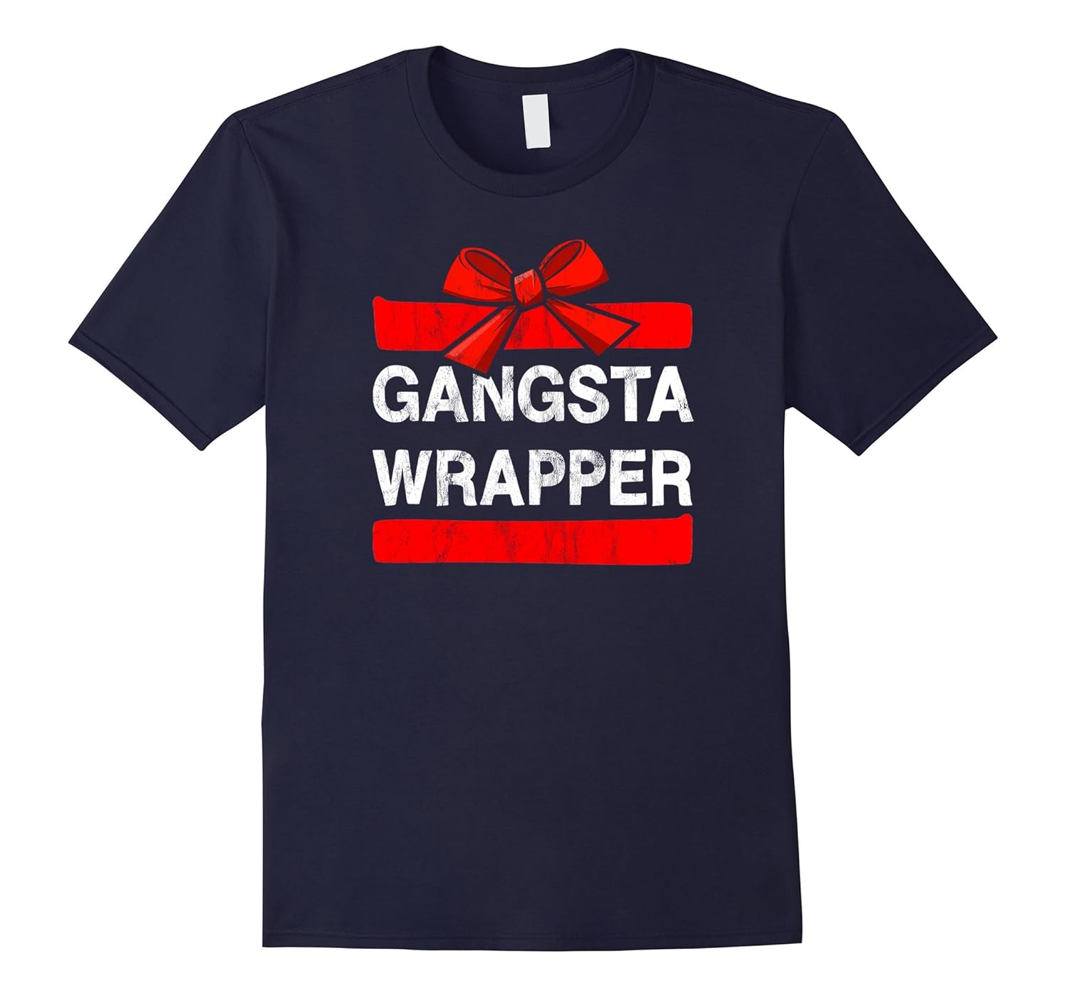 Gangsta Wrapper Christmas T-Shirt Vintage-ANZ