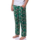 Harry Potter Hogwarts House Crest PJs Men's All Over Print Pajama Pants - Gryffindor Slytherin Hufflepuff Ravenclaw