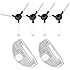 SereneLife PUCRC25 and PUCRC26B (4) Rotating Side Brushes (2) Dustbin Robot Vacuum Cleaner Replacement Parts and Accessory Pu