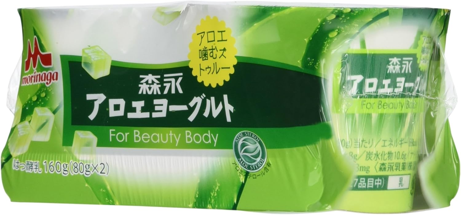 Amazon Co Jp 冷蔵 森永乳業 アロエヨーグルト80g 2個 食品 飲料 お酒