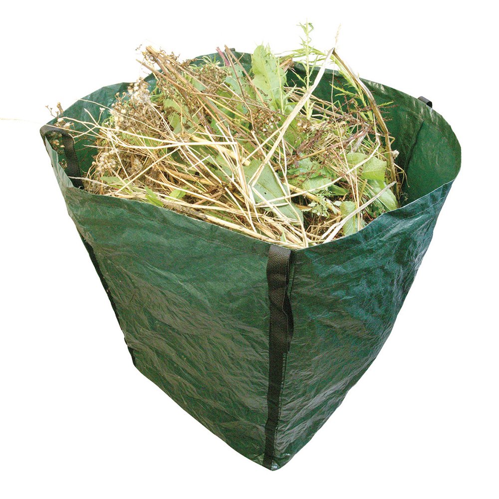 Silverline 868674 High Capacity Garden Sack 600 x 600 x 1000 mm - 360L Capacity, Green