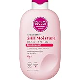 eos Shea Better 24H Moisture Body Lotion- Jasmine Peach, 16 fl oz | Made with 7 Nourishing Oils &amp; Butters, 100% Vegan &amp; Cruelty-Free, 24 Hour Moisture for Nourishment &amp; Skin Barrier Support