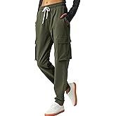 SPECIALMAGIC Women's Cargo Sweatpants Cotton Athletic Joggers 4 Pockets Sporty Pants