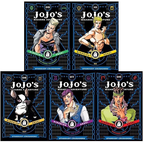 Jojo's bizarre adventure part 3 stardust crusaders vol(1-5
