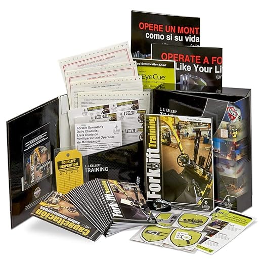 Forklift Training DVD Video Kit in English & Spanish from J