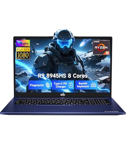 Amazon.com: NIMO 17.3 Gaming-Laptop Ryzen 9 8945HS (Beat i9-13900H