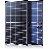 Callsun 180W N-Type Bifacial Solar Panel 12V- 25% High-Efficiency 16BB Cells, Dual-Module Parallel Anti-Shade Design, 30% Ext
