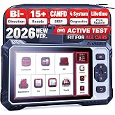 FX6000 Bidirectional Scan Tool, OBD2 Scanner Diagnostic Tool with 15+ Reset | Active Tests, Engine ABS SRS Trans, Oil/Brake/BMS/SAS/DPF/TPMS/ETS/Airbag Reset, ABS Bleeding, Injector Coding, Free Update