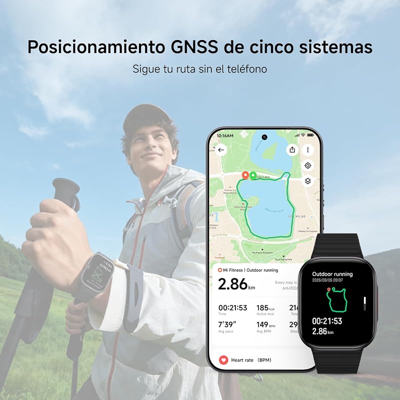 Redmi Watch 6 Lite, até 18 dias de autonomia, Cinzento Aço