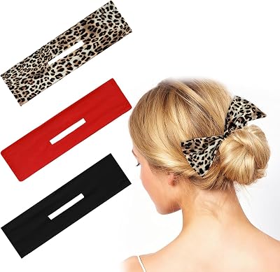 Mabor 3Pcs Deft Bun Hair Maker Twister Curler Heatless Lazy Styling Accessory