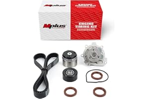 MPLUS OE SOLUTION AUTOPARTS MPLUS Timing Belt Kit w/Water Pump Fit 2012-2014 for Chevrolet Cruze | 2009-2013 for Chevrolet Sonic | 2008-2009 for Saturn Astra 1.8L L4 and more