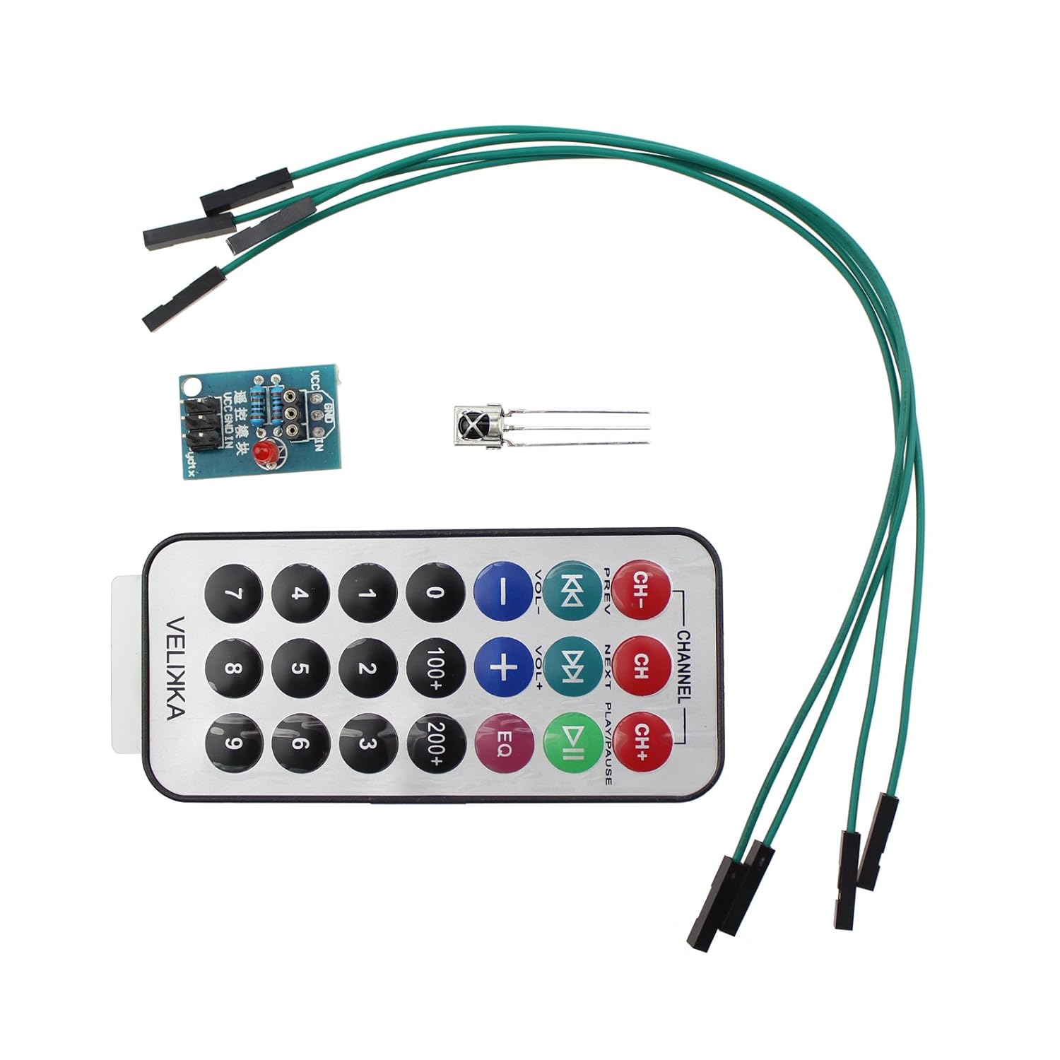 NEOMART Raspberry Pi HX1838 Infrared Remote Control Ir Receiver Module