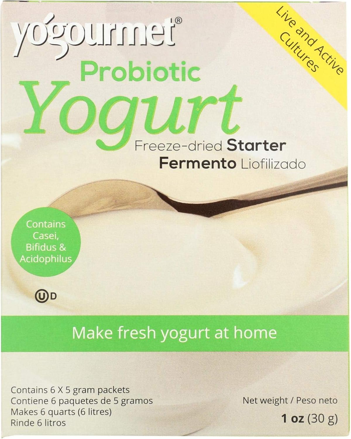Yogourmet Yogurt Starter with Probiotics, 6ct/pk Health
