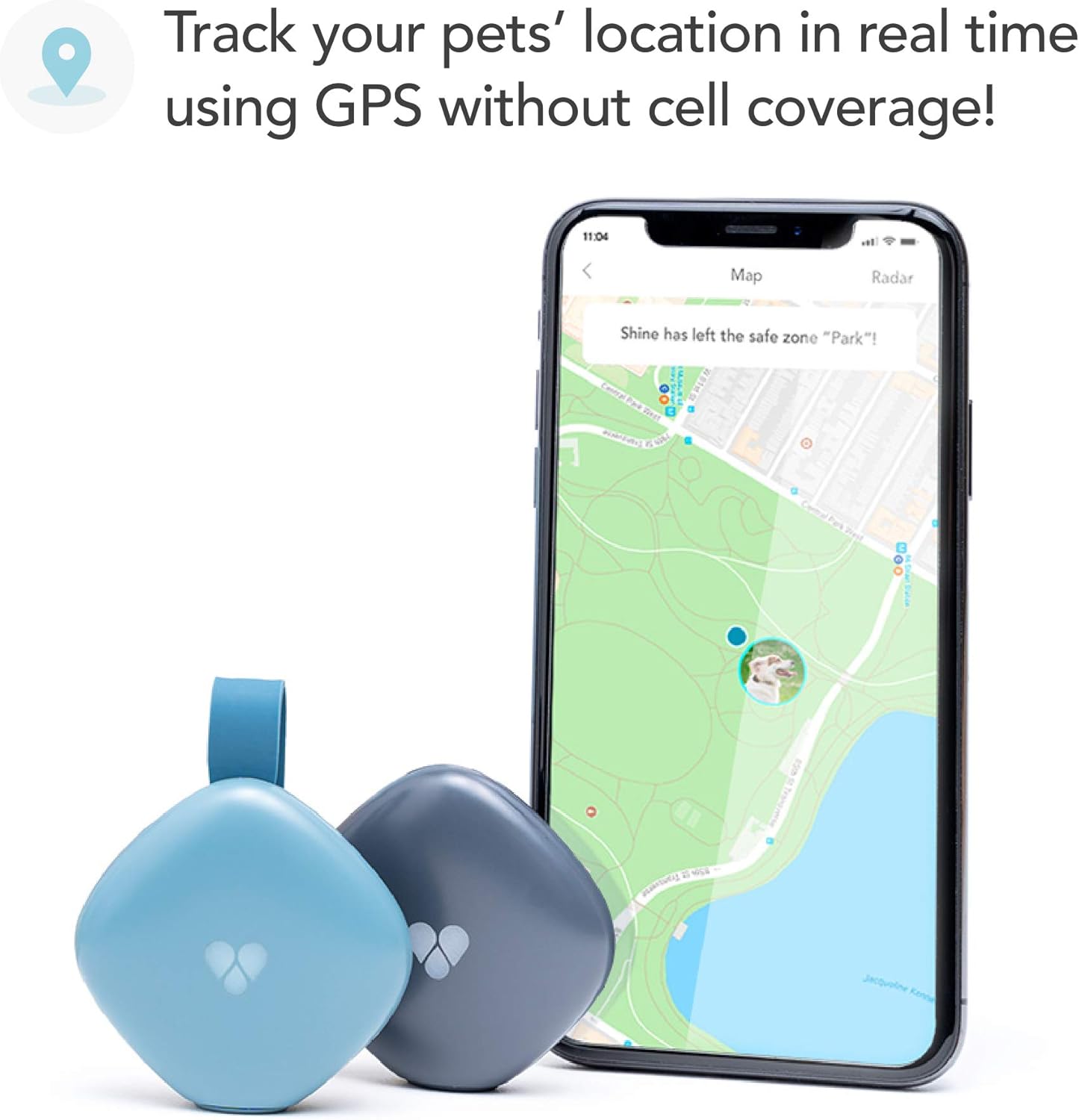 Amazon Com Findster Duo Pet Tracker Free Of Monthly Fees Gps