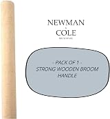 Newman and Cole Wooden Broom Handle 4ft 28-29mm Diameter Pack of 1 view 4