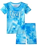 Dolphin&Fish Kids Short Pjs Girls Summer Pajamas