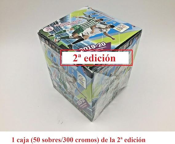 2 edición!!! 1 Caja con 50 Sobres Liga Este 2019 2020 Panini: Amazon.es: Juguetes y juegos